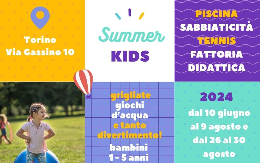 Summer Kids! Il nostro centro estivo a Torino